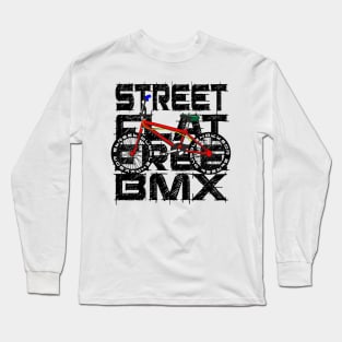 BMX SPORT FLATSTREET FREESTYLE GIFT SHIRT WHITE SHIRT Long Sleeve T-Shirt